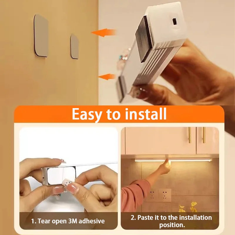 إضاءة LED على السلالم